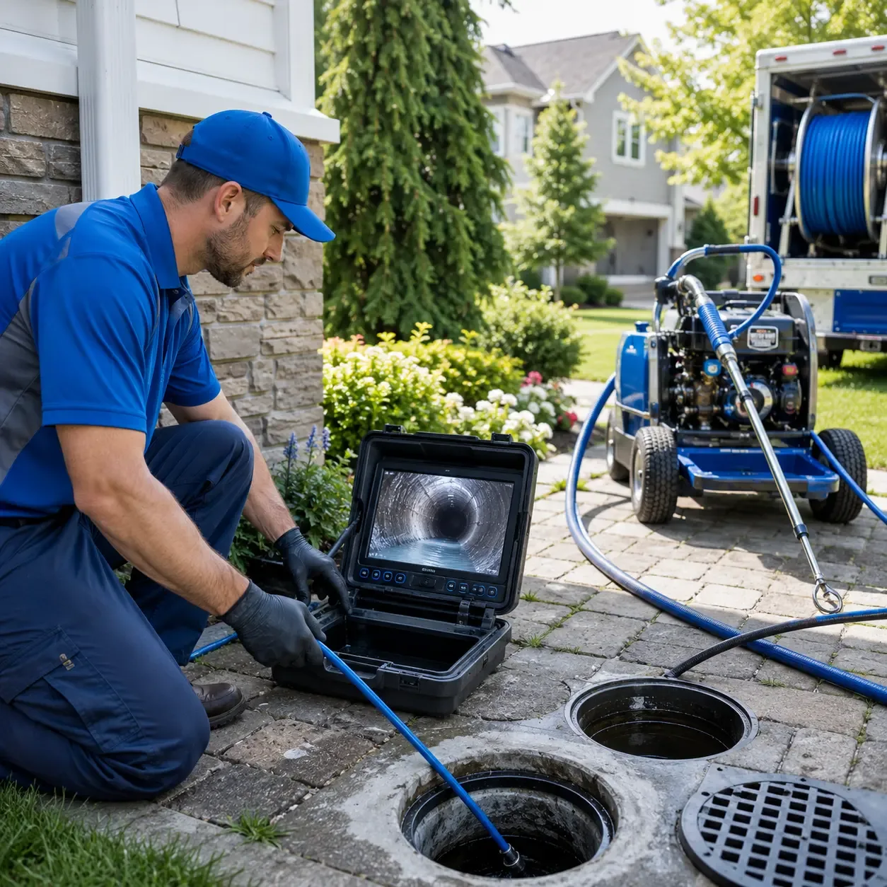 Outdoor drain cleaning professionals serving Hilton, NY